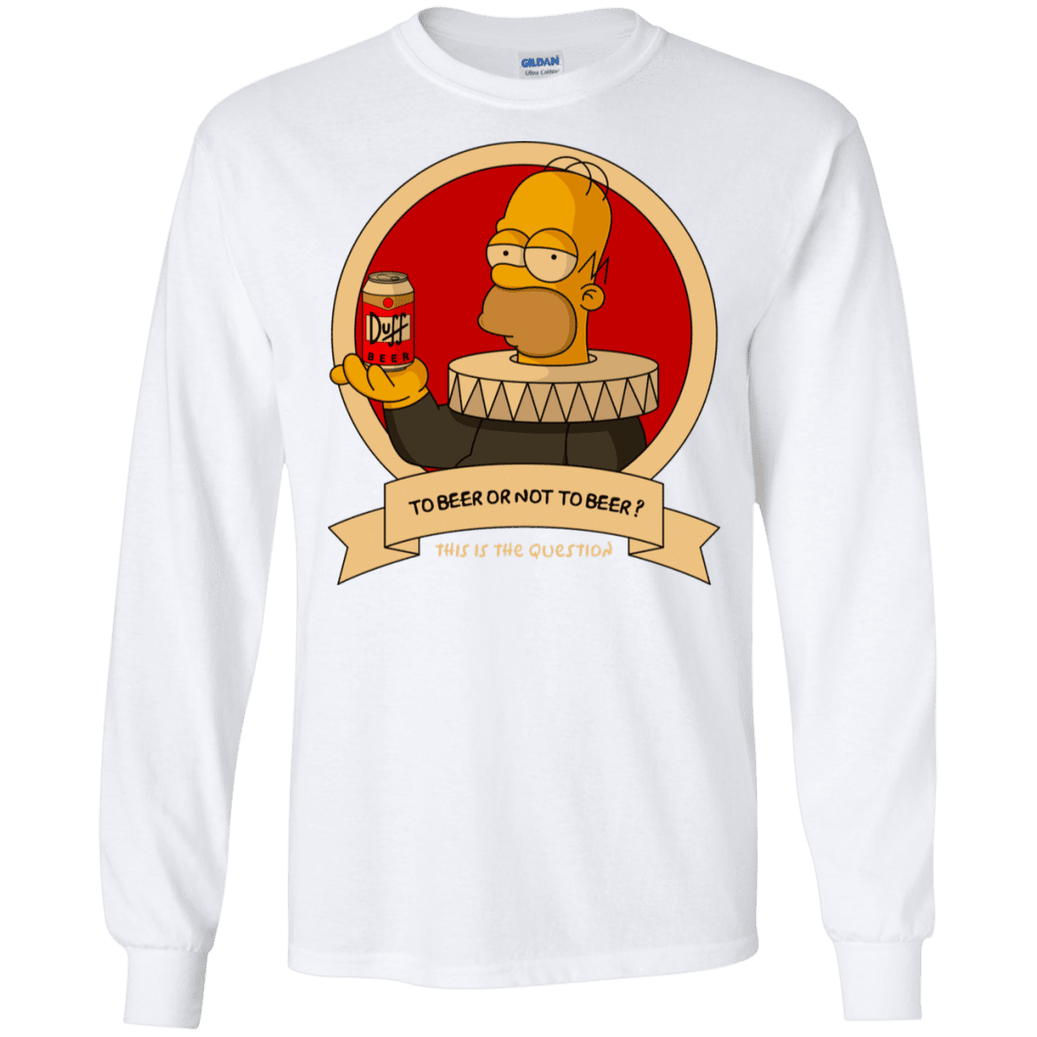 T-Shirts White / S To Beer or not to Beer Men's Long Sleeve T-Shirt