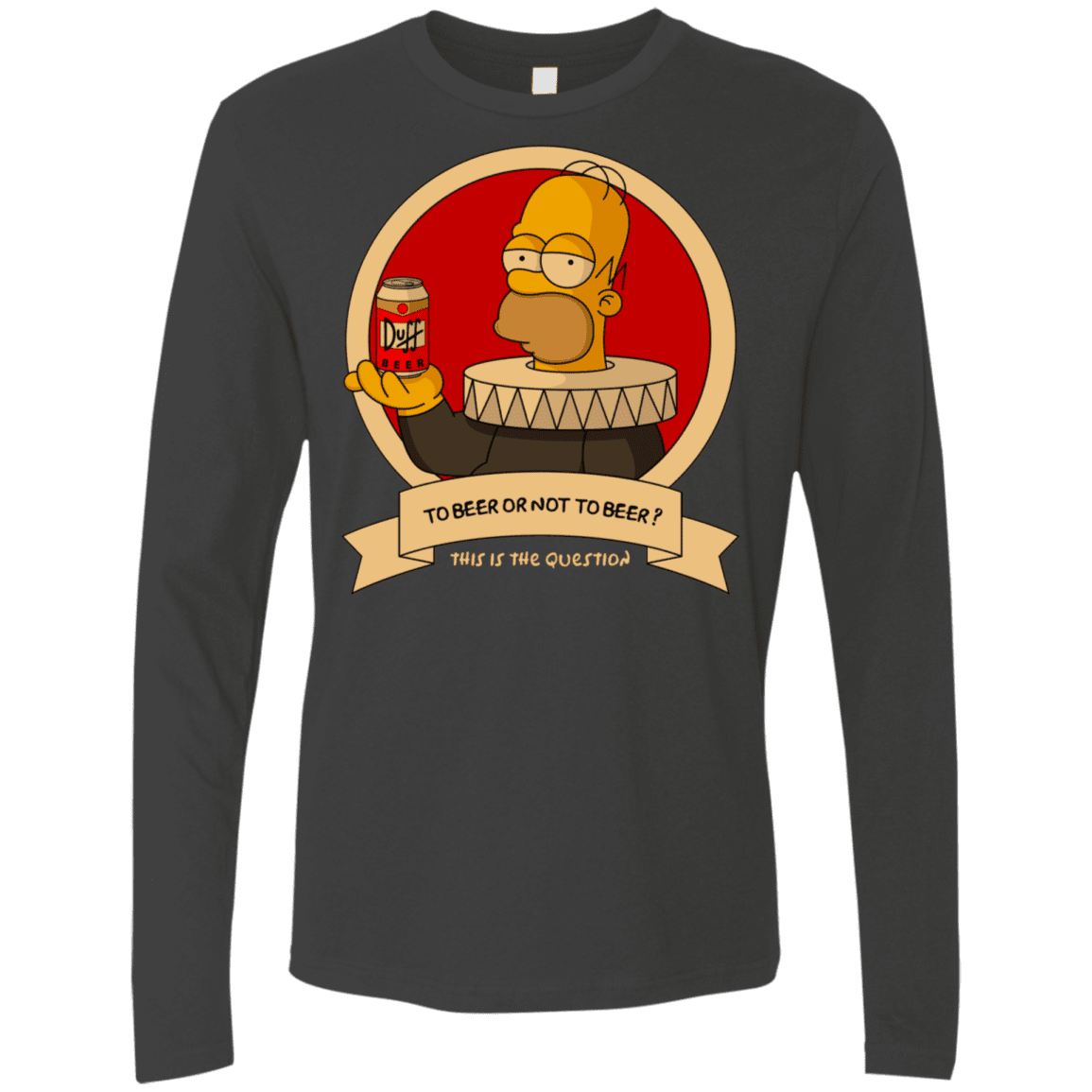 T-Shirts Heavy Metal / S To Beer or not to Beer Men's Premium Long Sleeve