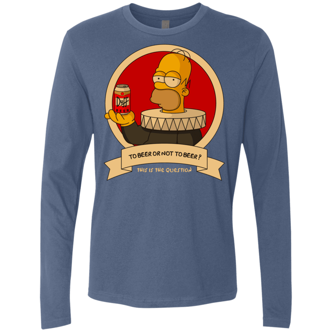 T-Shirts Indigo / S To Beer or not to Beer Men's Premium Long Sleeve