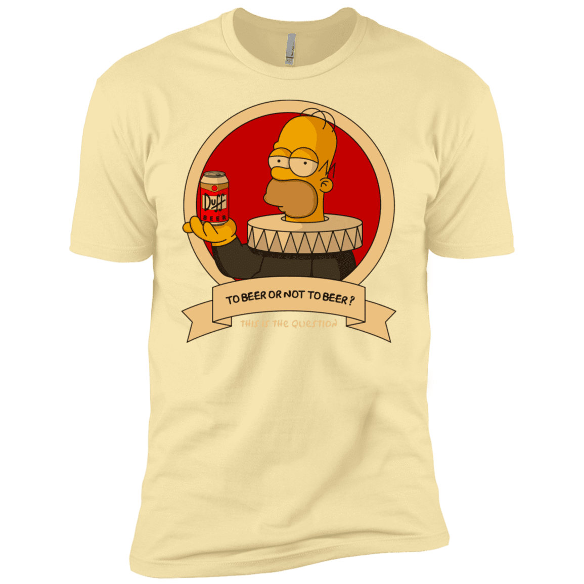 T-Shirts Banana Cream / X-Small To Beer or not to Beer Men's Premium T-Shirt