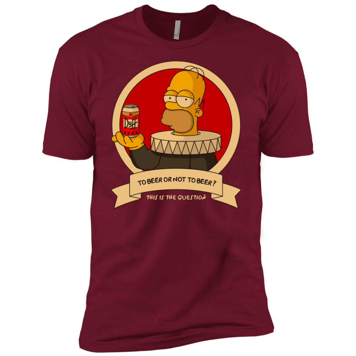 T-Shirts Cardinal / X-Small To Beer or not to Beer Men's Premium T-Shirt