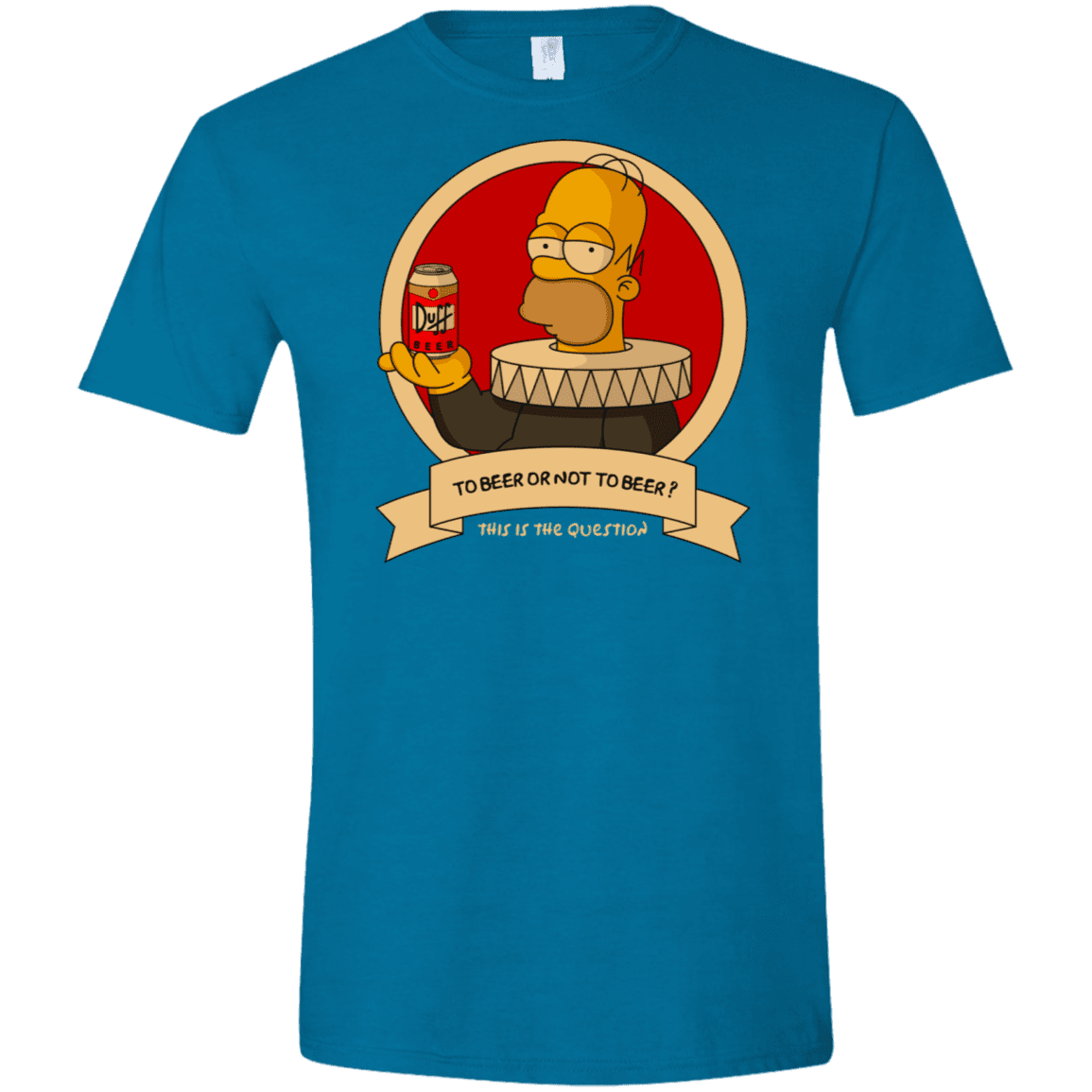 T-Shirts Antique Sapphire / S To Beer or not to Beer Men's Semi-Fitted Softstyle