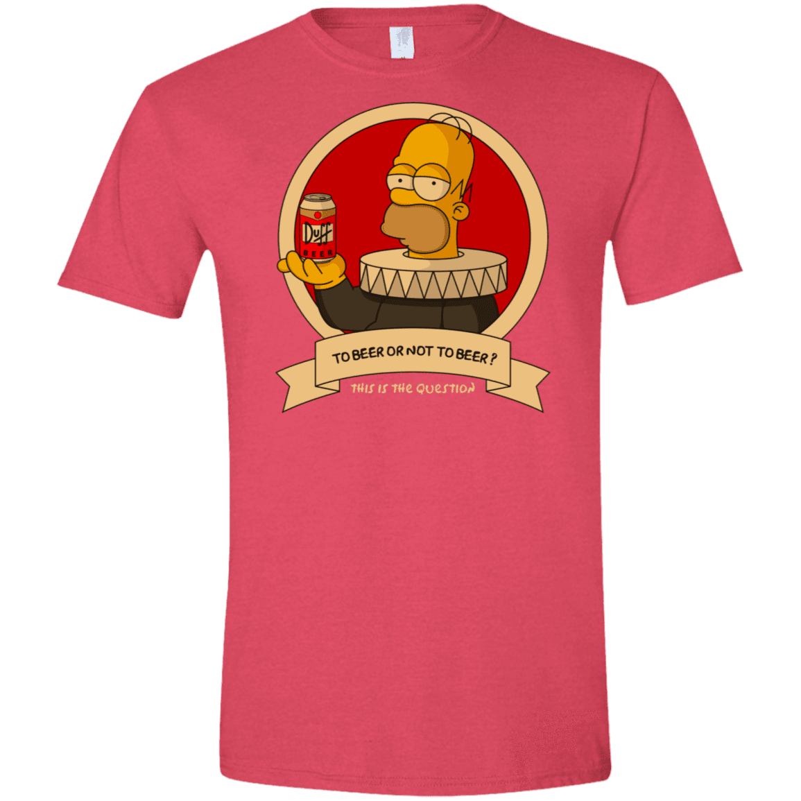 T-Shirts Heather Red / S To Beer or not to Beer Men's Semi-Fitted Softstyle