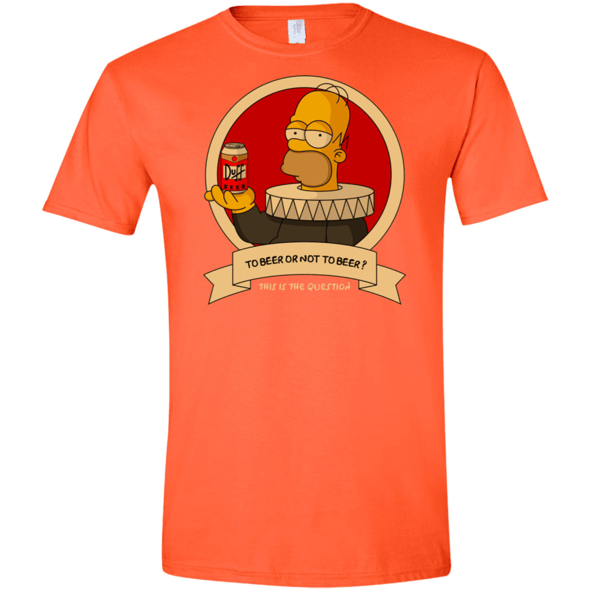T-Shirts Orange / S To Beer or not to Beer Men's Semi-Fitted Softstyle