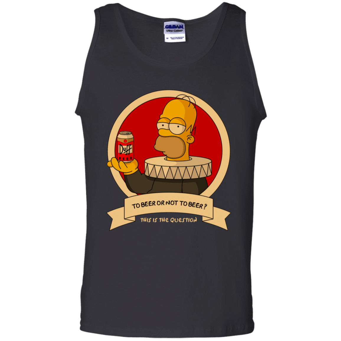 T-Shirts Black / S To Beer or not to Beer Men's Tank Top