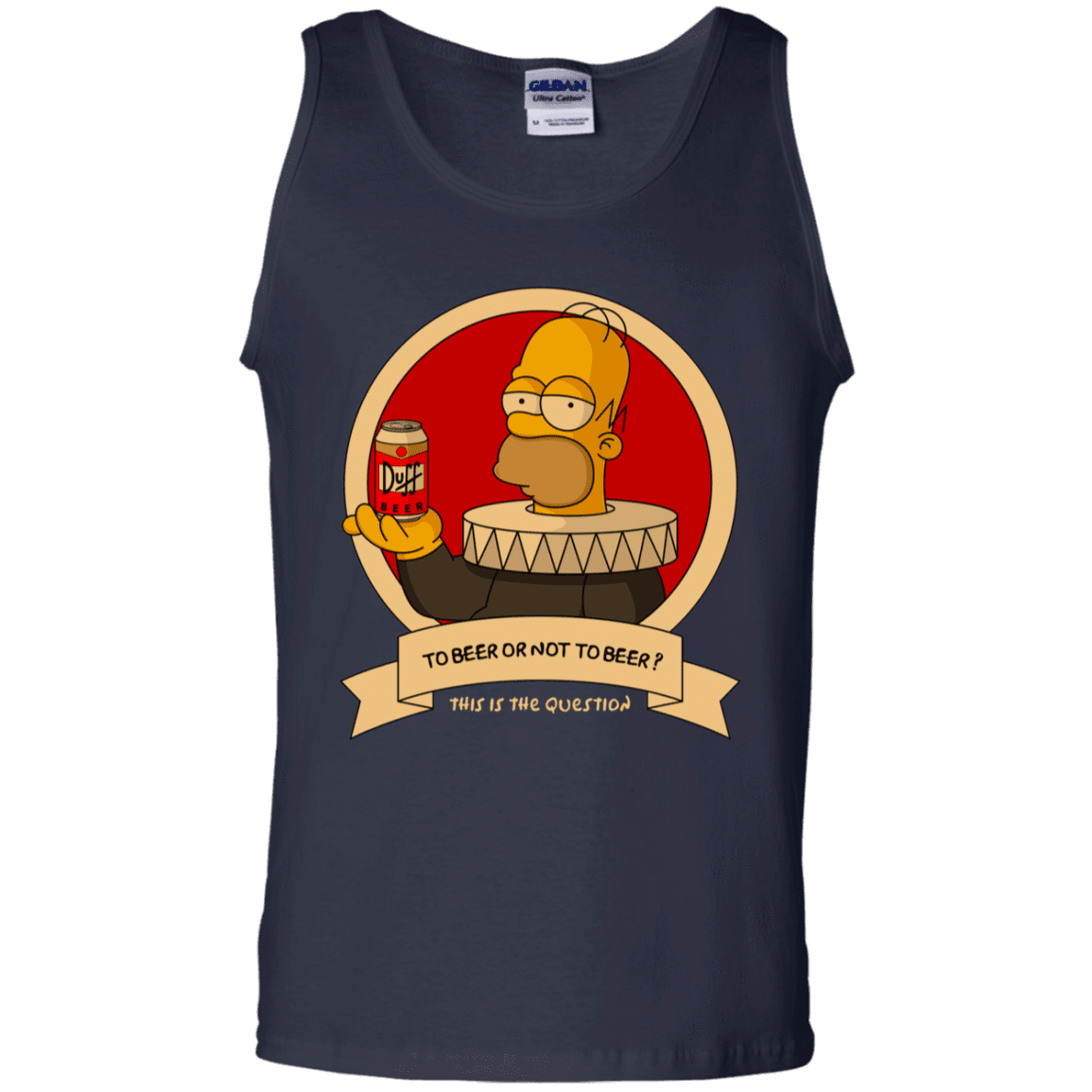 T-Shirts Navy / S To Beer or not to Beer Men's Tank Top