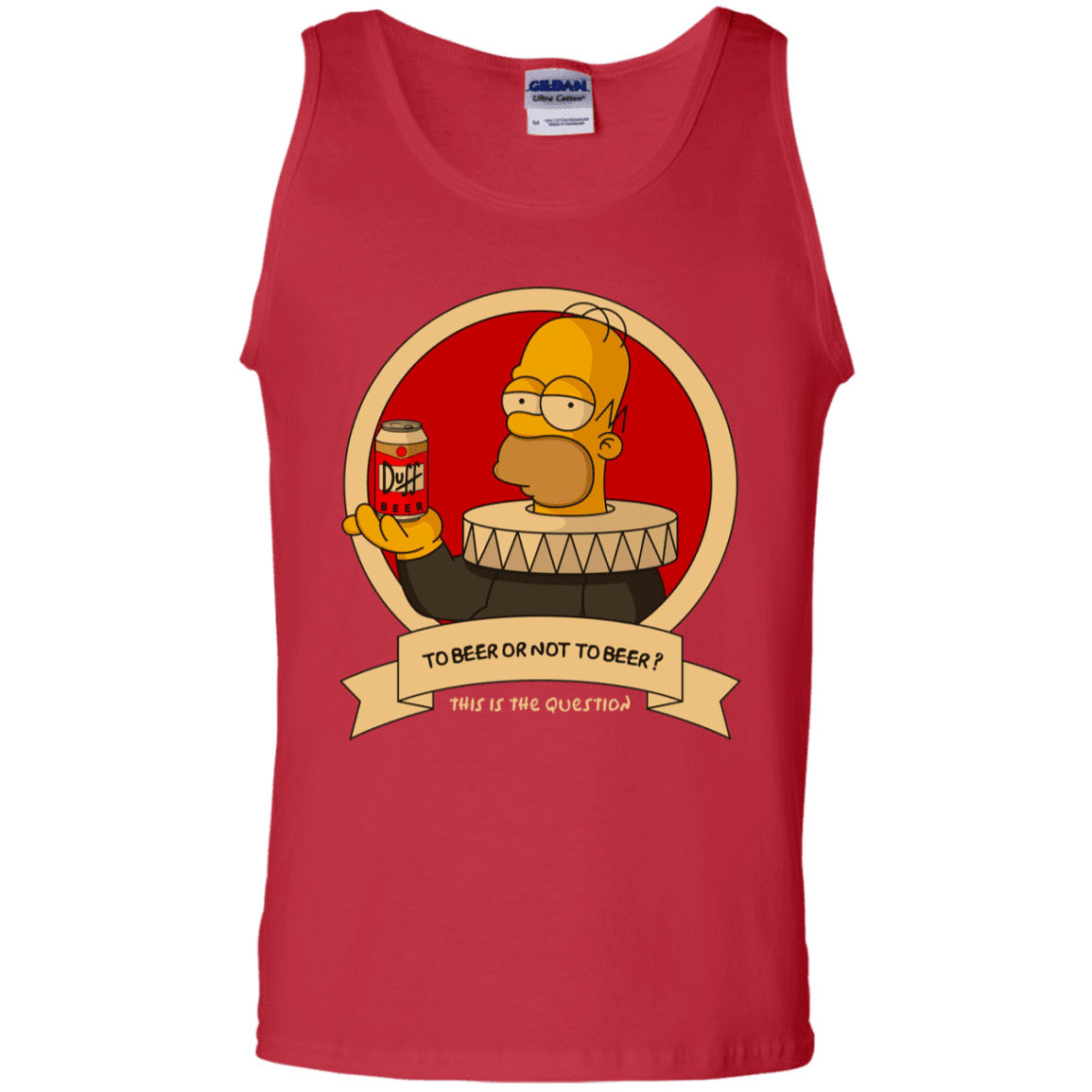 T-Shirts Red / S To Beer or not to Beer Men's Tank Top