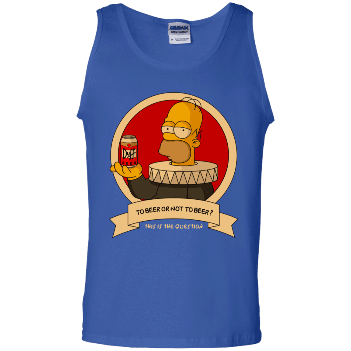 T-Shirts Royal / S To Beer or not to Beer Men's Tank Top