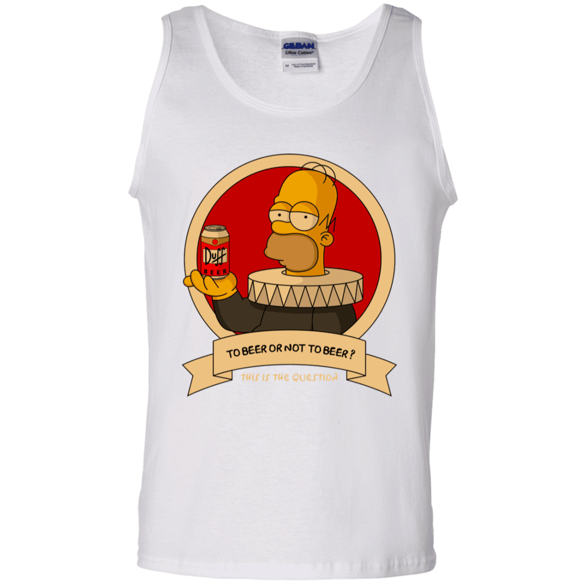 T-Shirts White / S To Beer or not to Beer Men's Tank Top