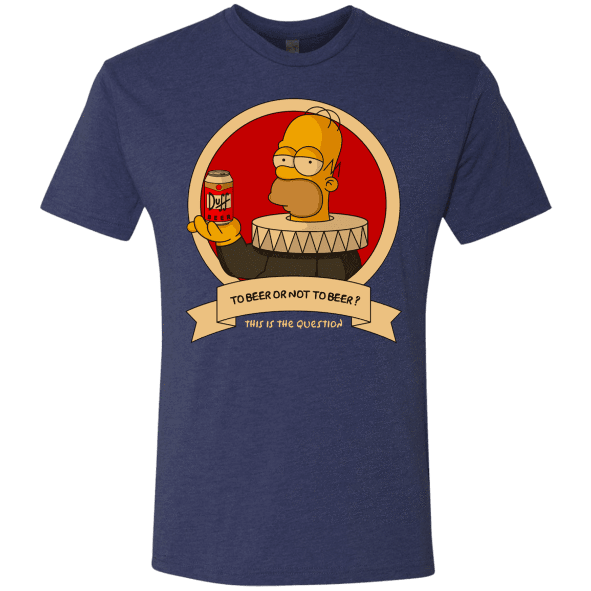 T-Shirts Vintage Navy / S To Beer or not to Beer Men's Triblend T-Shirt