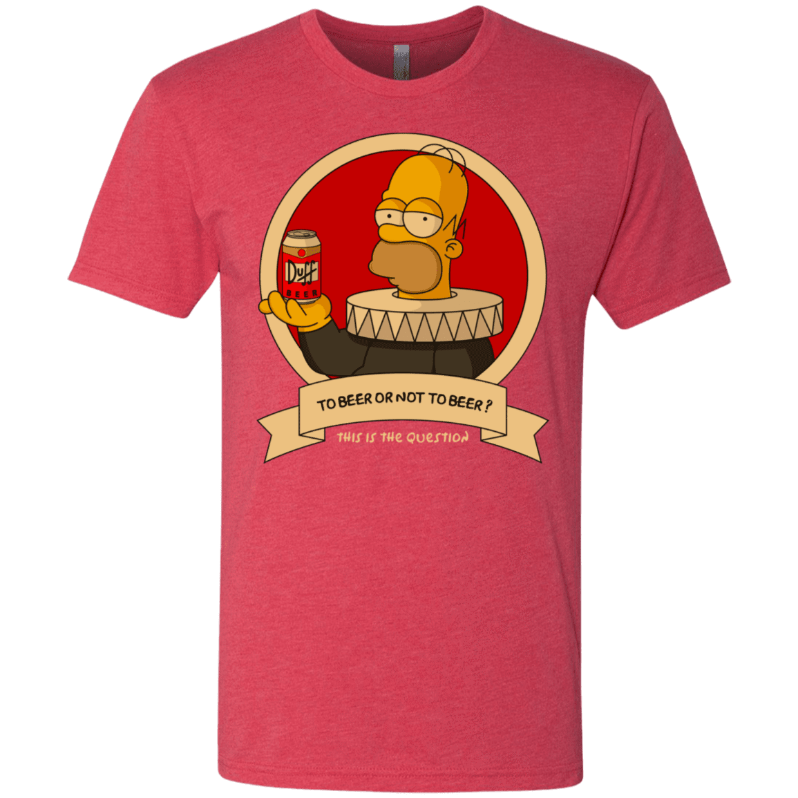 T-Shirts Vintage Red / S To Beer or not to Beer Men's Triblend T-Shirt