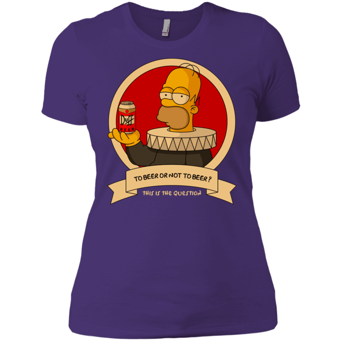 T-Shirts Purple Rush/ / X-Small To Beer or not to Beer Women's Premium T-Shirt