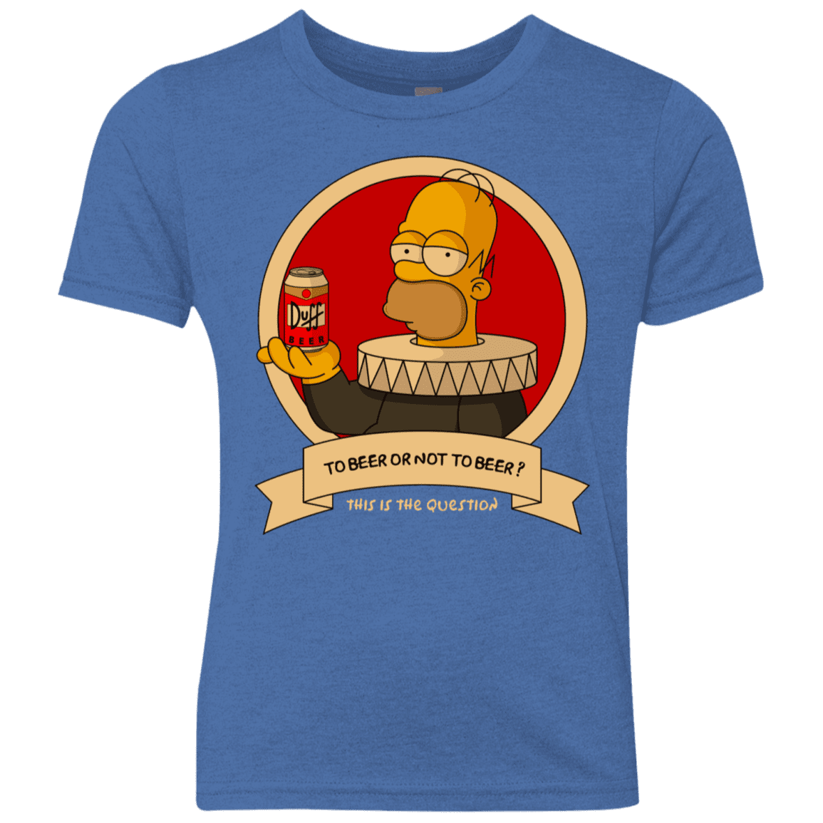 T-Shirts Vintage Royal / YXS To Beer or not to Beer Youth Triblend T-Shirt