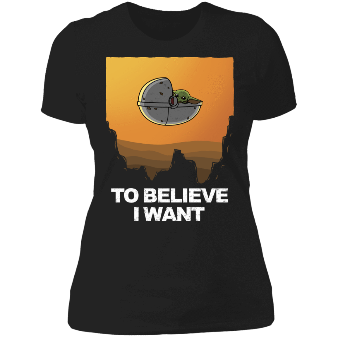 T-Shirts Black / X-Small To Believe I Want Women's Premium T-Shirt