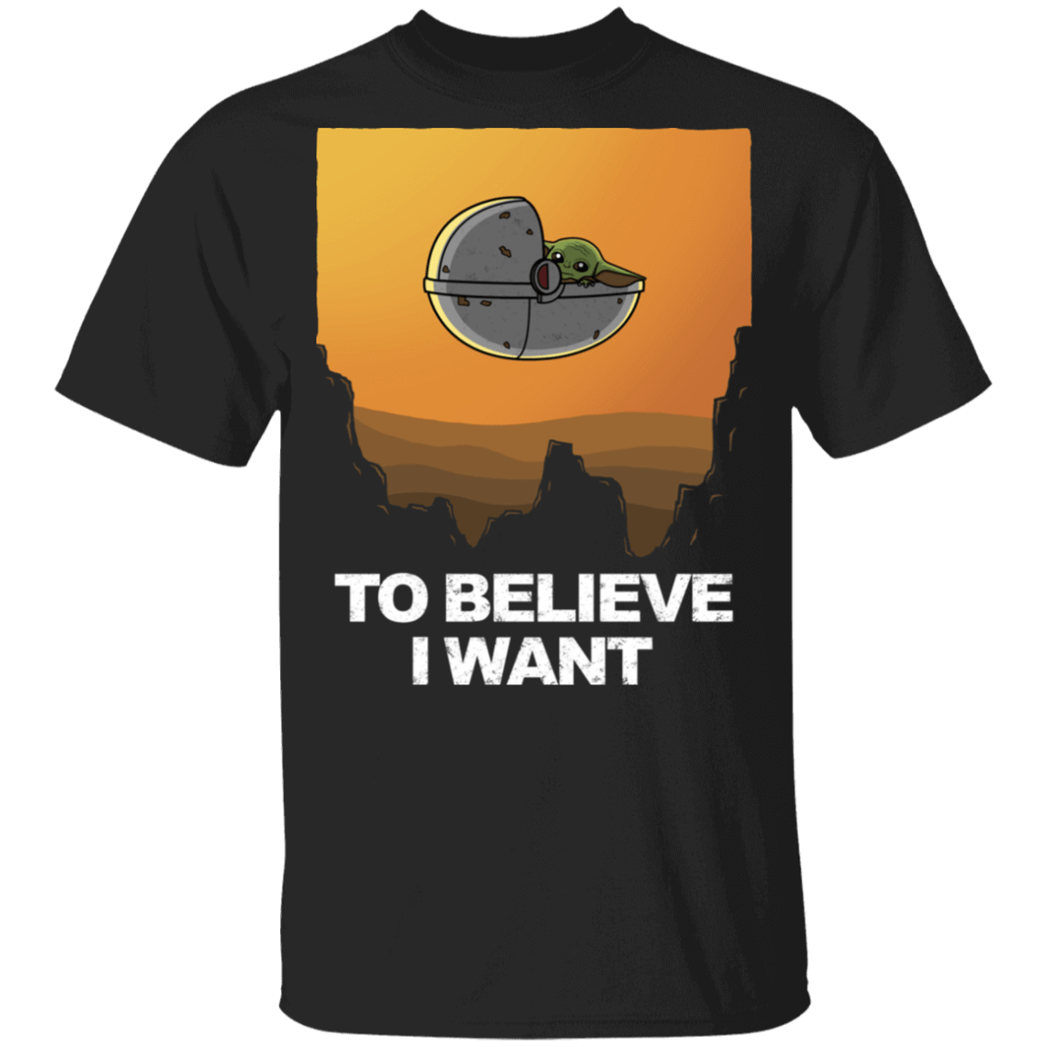 T-Shirts Black / YXS To Believe I Want Youth T-Shirt