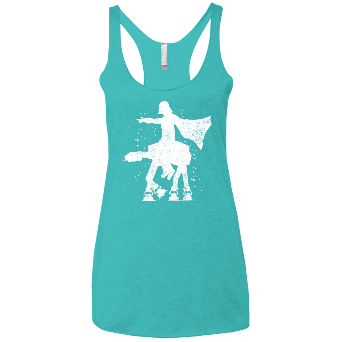 T-Shirts Tahiti Blue / X-Small To Hoth Women's Triblend Racerback Tank