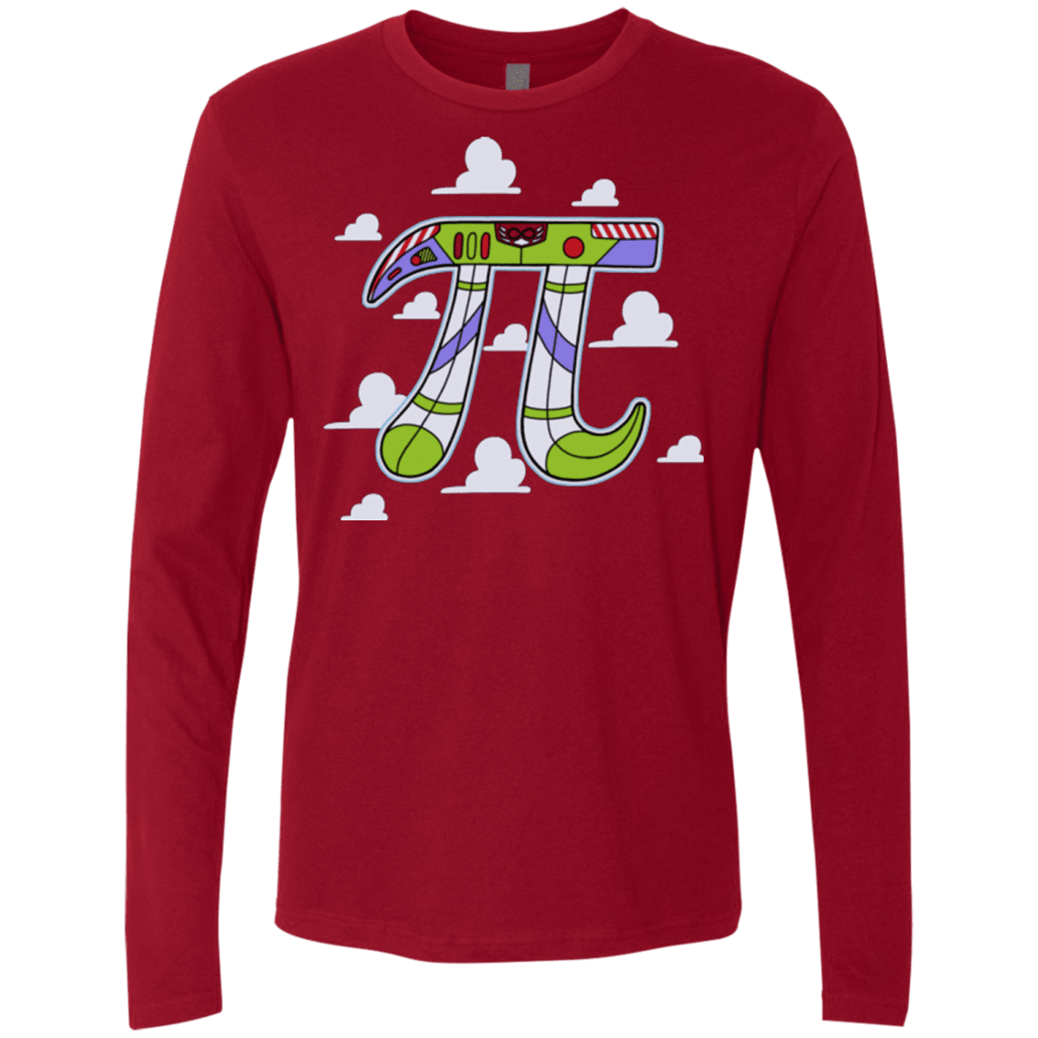 T-Shirts Cardinal / Small To Infinity Men's Premium Long Sleeve