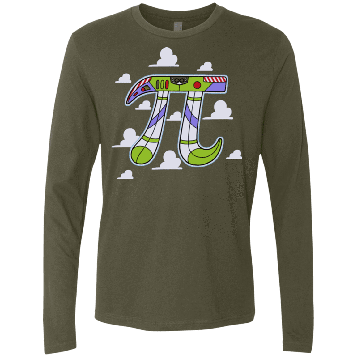 T-Shirts Military Green / Small To Infinity Men's Premium Long Sleeve