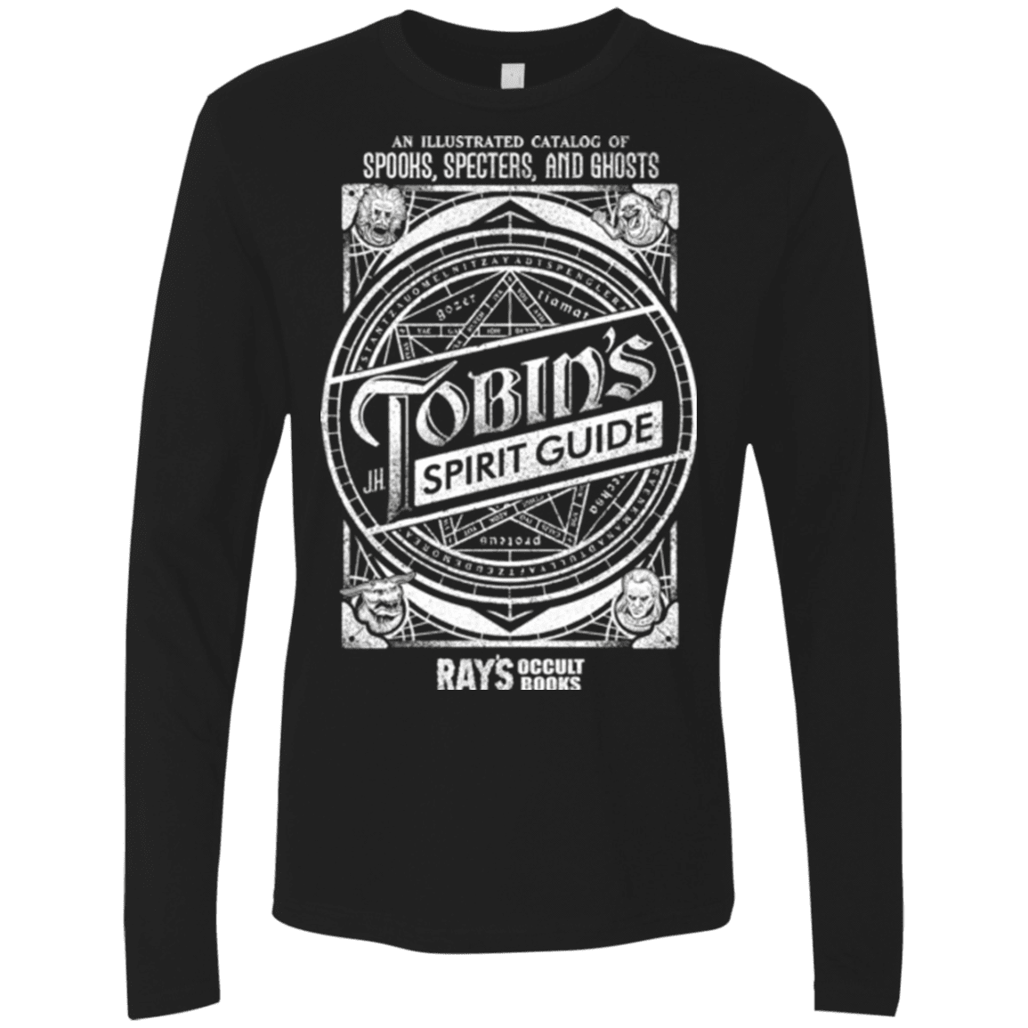 T-Shirts Black / Small Tobin's Spirit Guide Men's Premium Long Sleeve