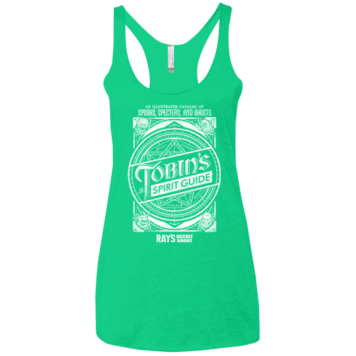 T-Shirts Envy / X-Small Tobin's Spirit Guide Women's Triblend Racerback Tank