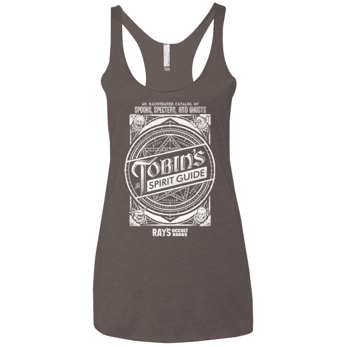 T-Shirts Macchiato / X-Small Tobin's Spirit Guide Women's Triblend Racerback Tank