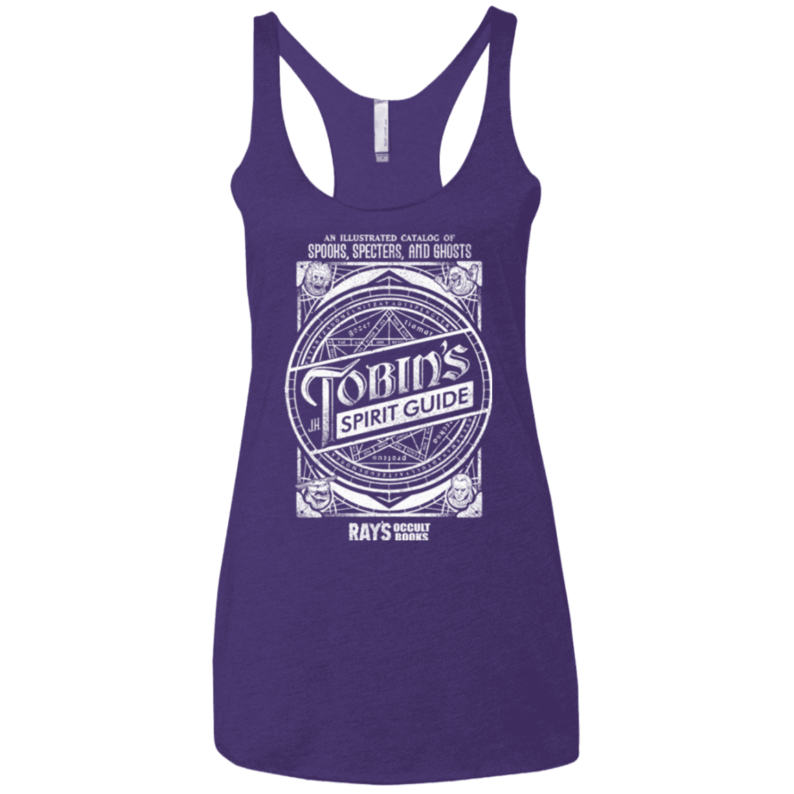 T-Shirts Purple / X-Small Tobin's Spirit Guide Women's Triblend Racerback Tank