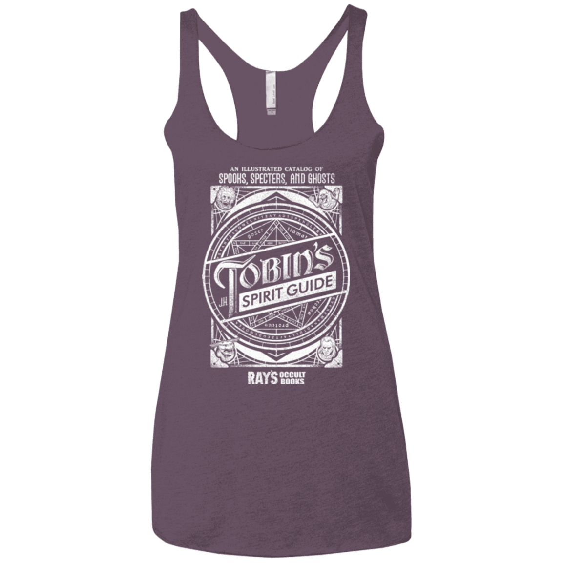 T-Shirts Vintage Purple / X-Small Tobin's Spirit Guide Women's Triblend Racerback Tank
