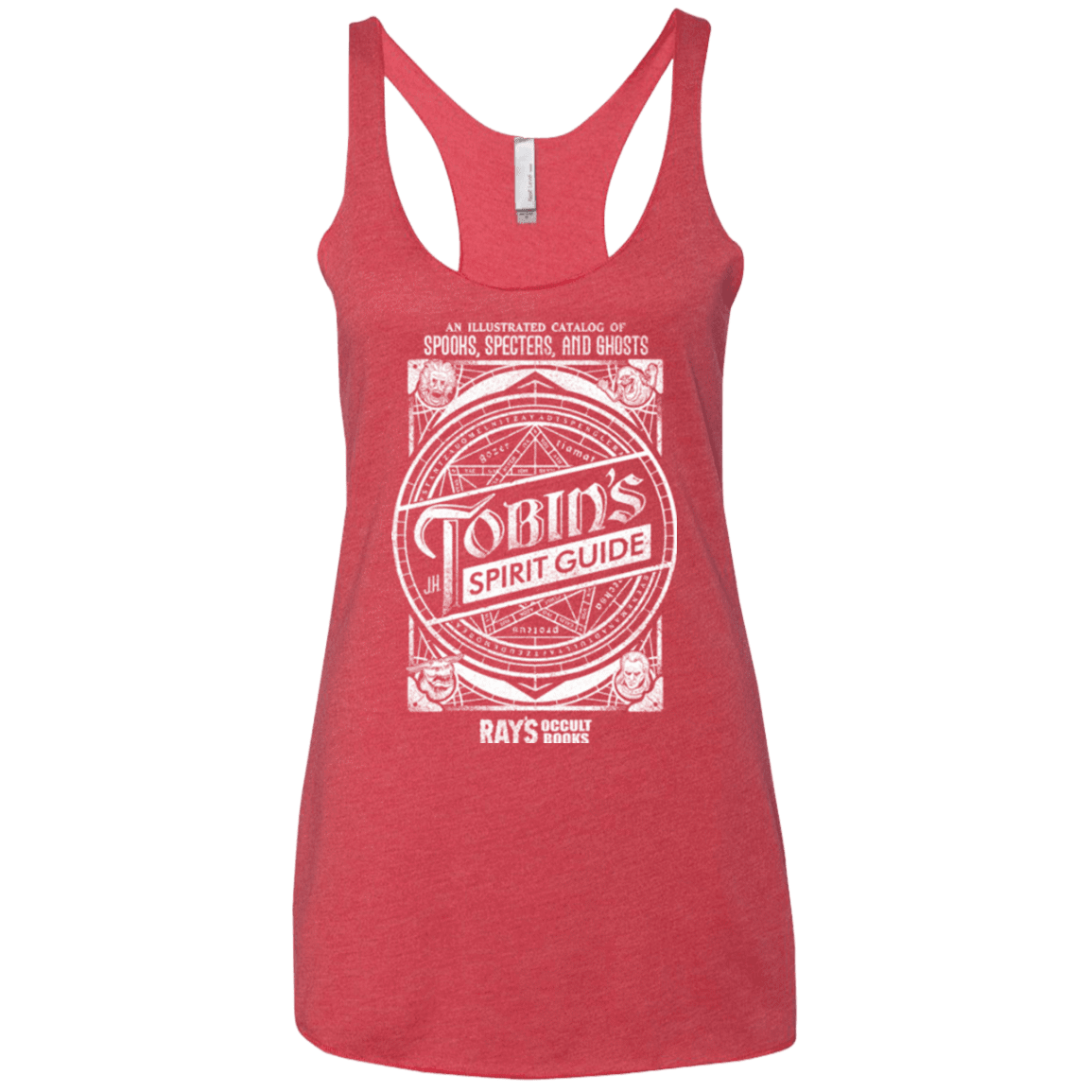 T-Shirts Vintage Red / X-Small Tobin's Spirit Guide Women's Triblend Racerback Tank