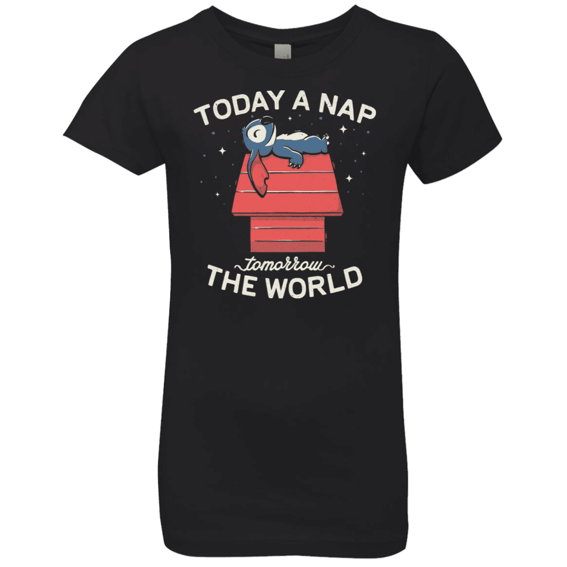 T-Shirts Black / YXS Today a Nap Tomorrow the World Girls Premium T-Shirt