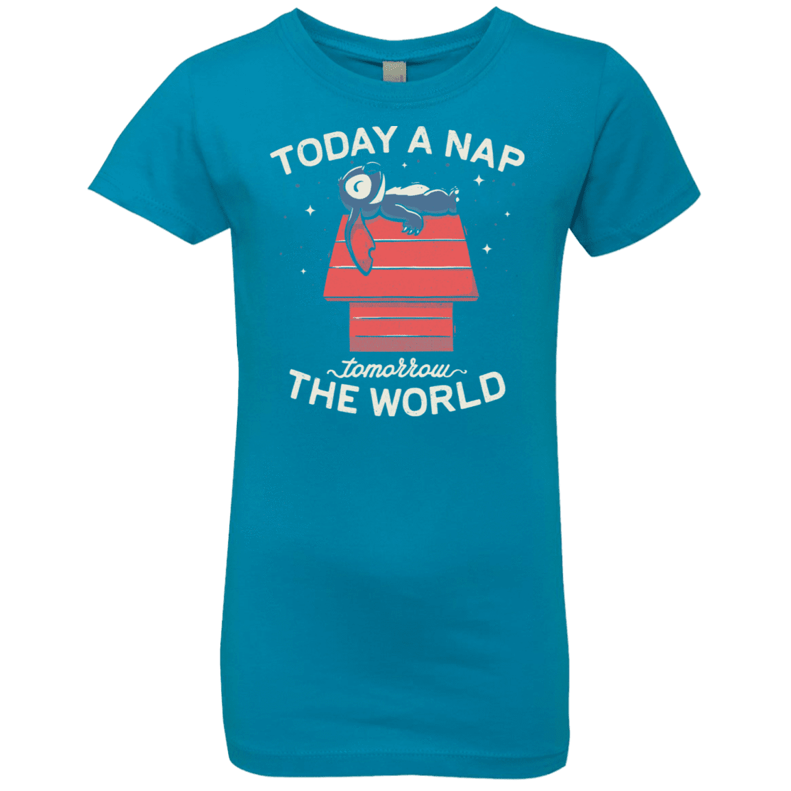T-Shirts Turquoise / YXS Today a Nap Tomorrow the World Girls Premium T-Shirt