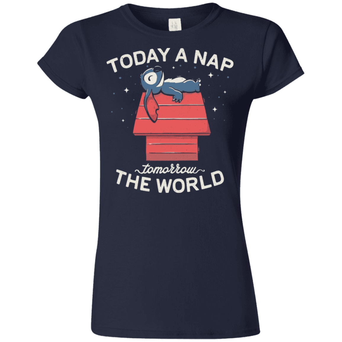 T-Shirts Navy / S Today a Nap Tomorrow the World Junior Slimmer-Fit T-Shirt