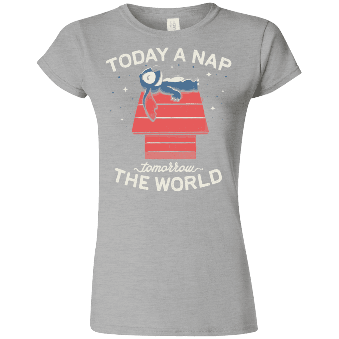 T-Shirts Sport Grey / S Today a Nap Tomorrow the World Junior Slimmer-Fit T-Shirt
