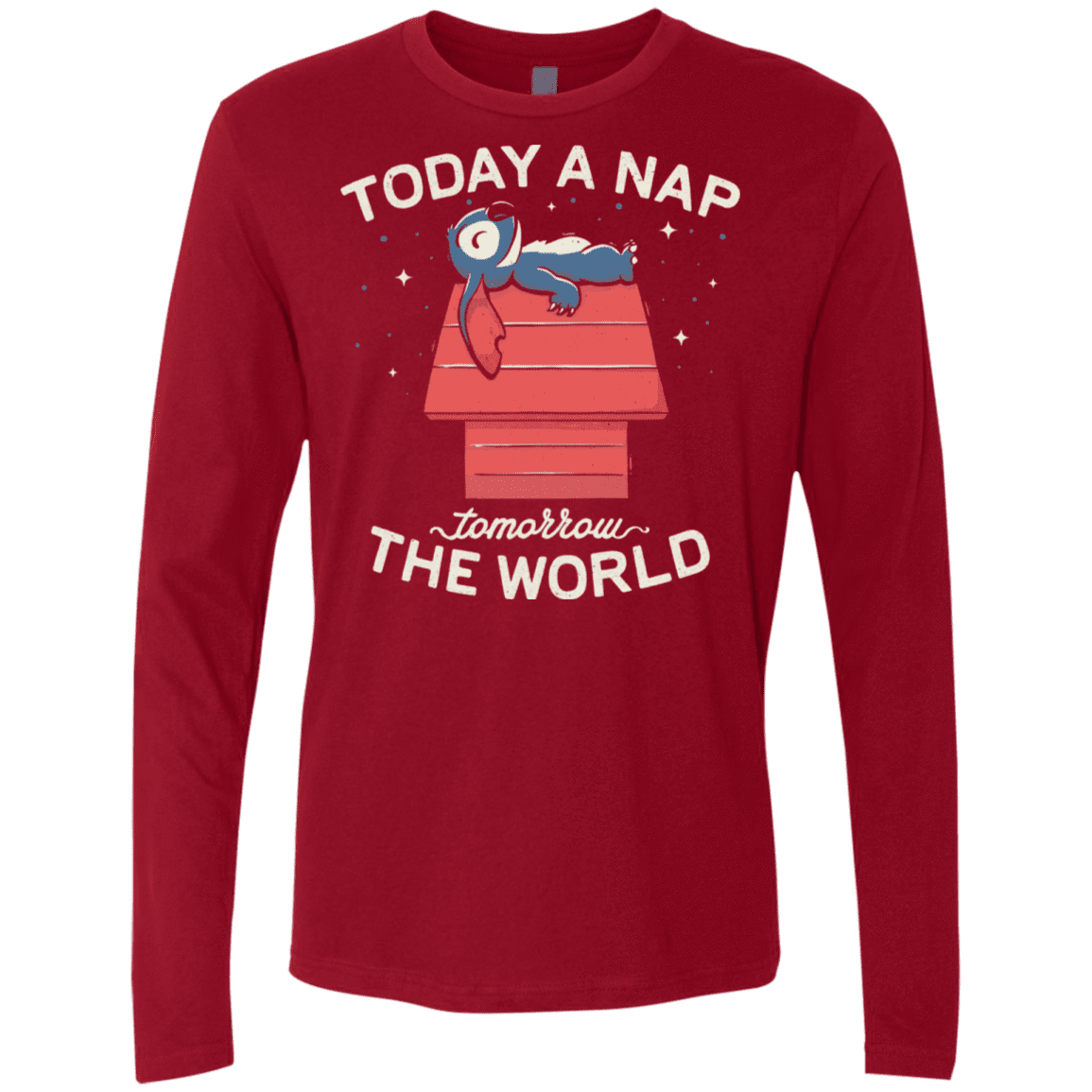T-Shirts Cardinal / S Today a Nap Tomorrow the World Men's Premium Long Sleeve