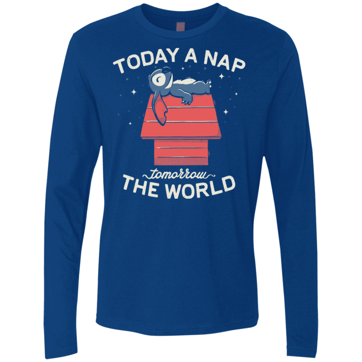 T-Shirts Royal / S Today a Nap Tomorrow the World Men's Premium Long Sleeve