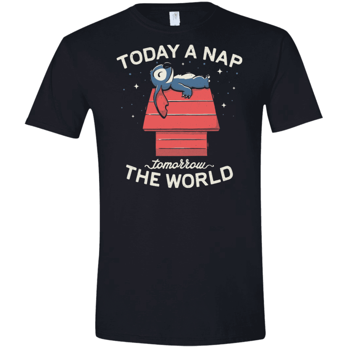 T-Shirts Black / X-Small Today a Nap Tomorrow the World Men's Semi-Fitted Softstyle