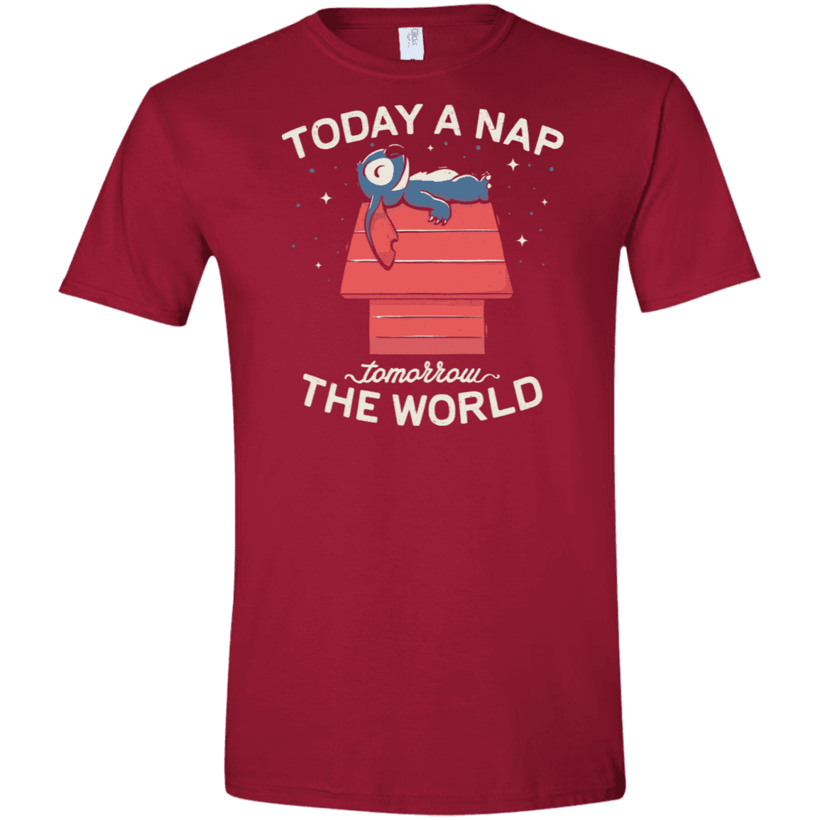 T-Shirts Cardinal Red / S Today a Nap Tomorrow the World Men's Semi-Fitted Softstyle