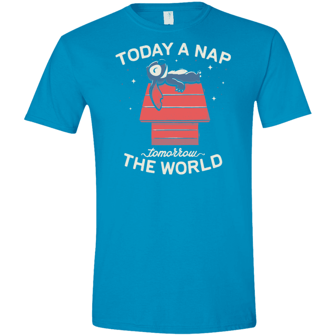 T-Shirts Sapphire / S Today a Nap Tomorrow the World Men's Semi-Fitted Softstyle