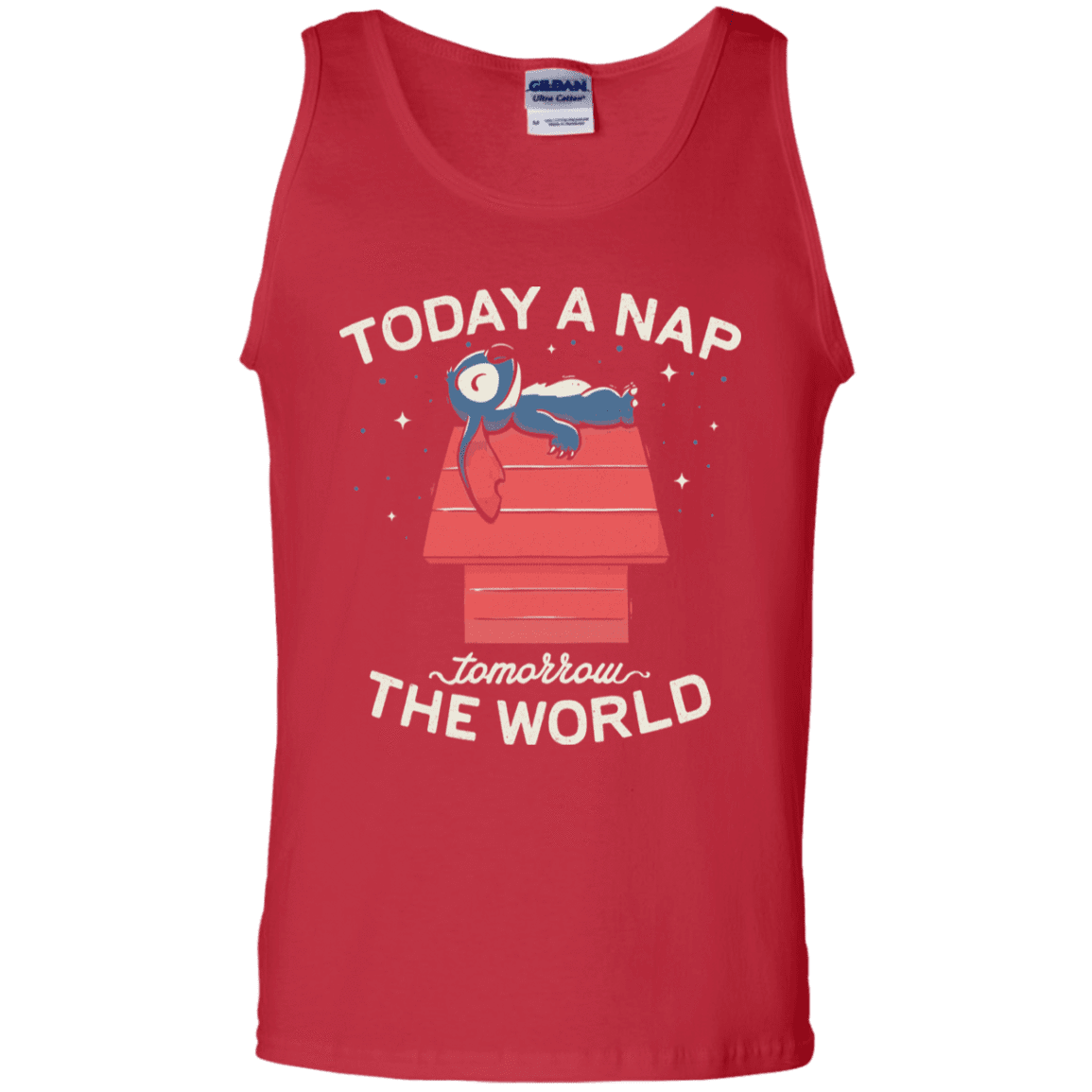 T-Shirts Red / S Today a Nap Tomorrow the World Men's Tank Top