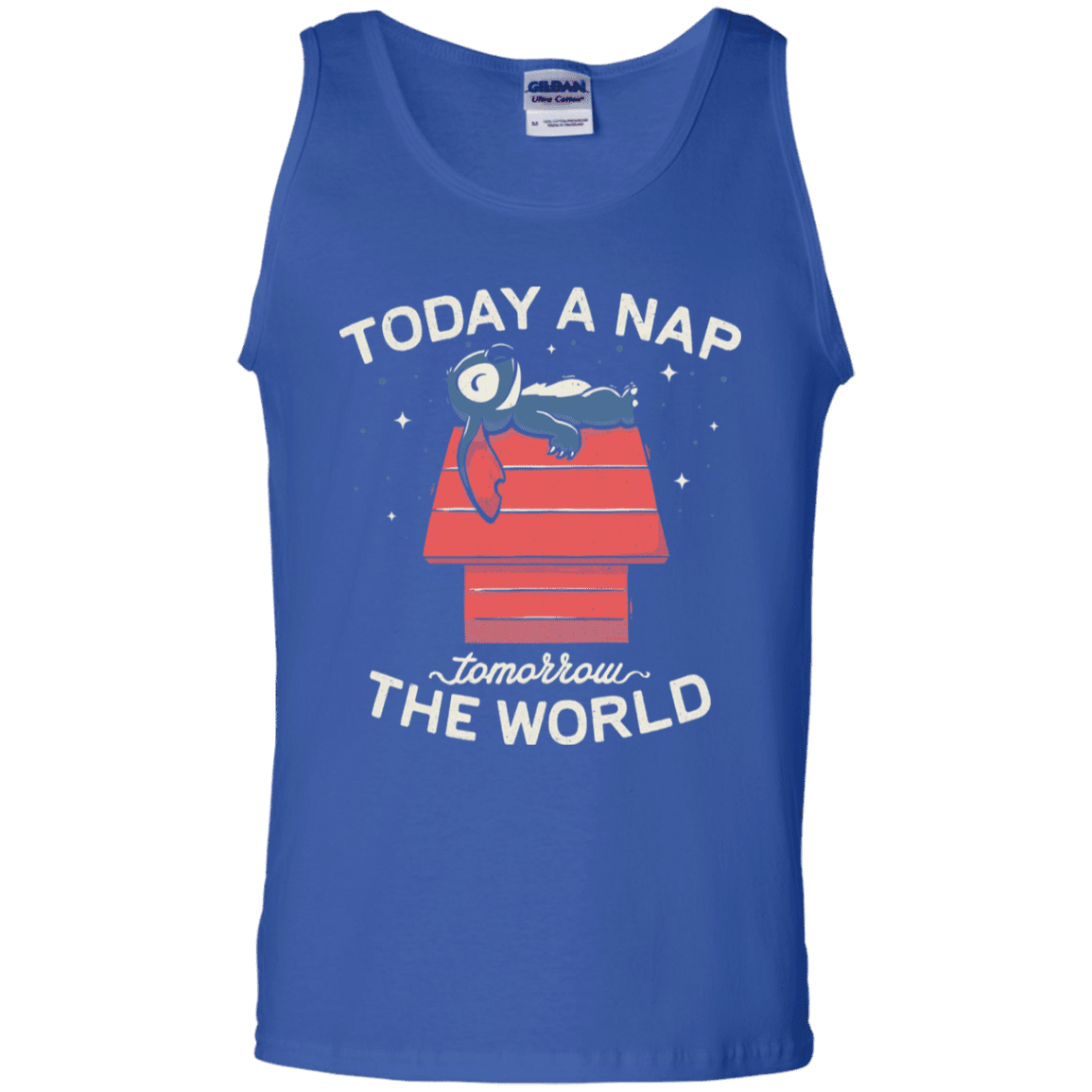 T-Shirts Royal / S Today a Nap Tomorrow the World Men's Tank Top