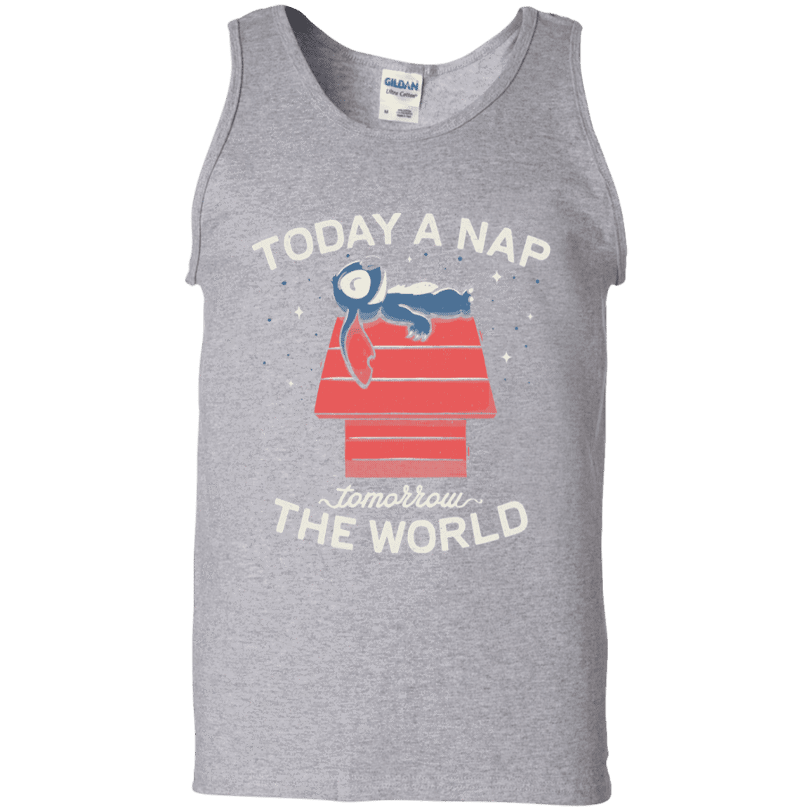 T-Shirts Sport Grey / S Today a Nap Tomorrow the World Men's Tank Top
