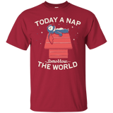 T-Shirts Cardinal / S Today a Nap Tomorrow the World T-Shirt