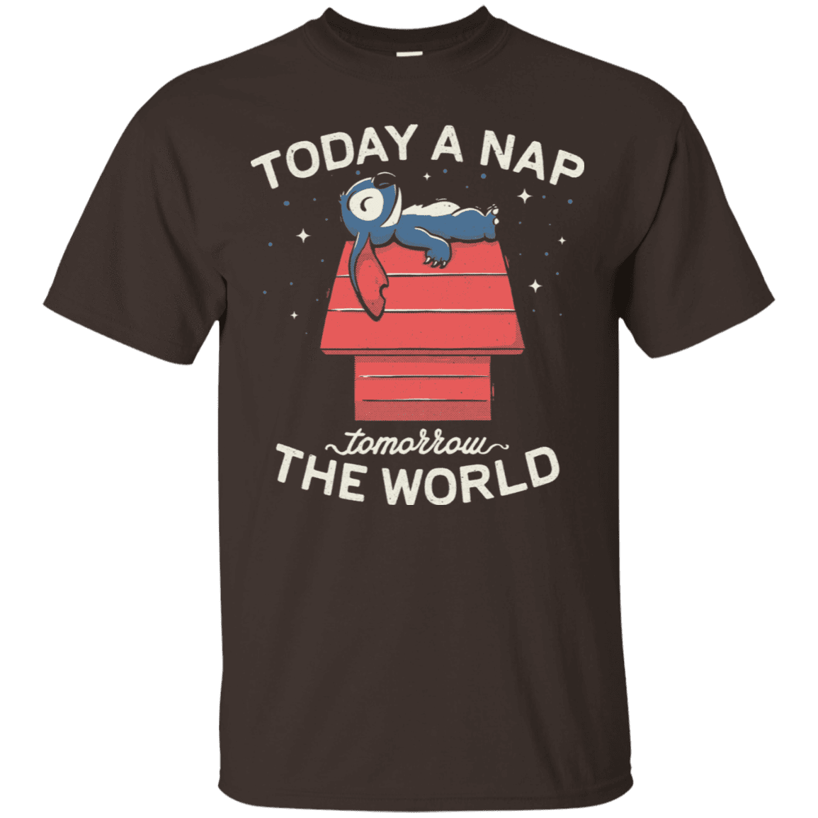 T-Shirts Dark Chocolate / S Today a Nap Tomorrow the World T-Shirt