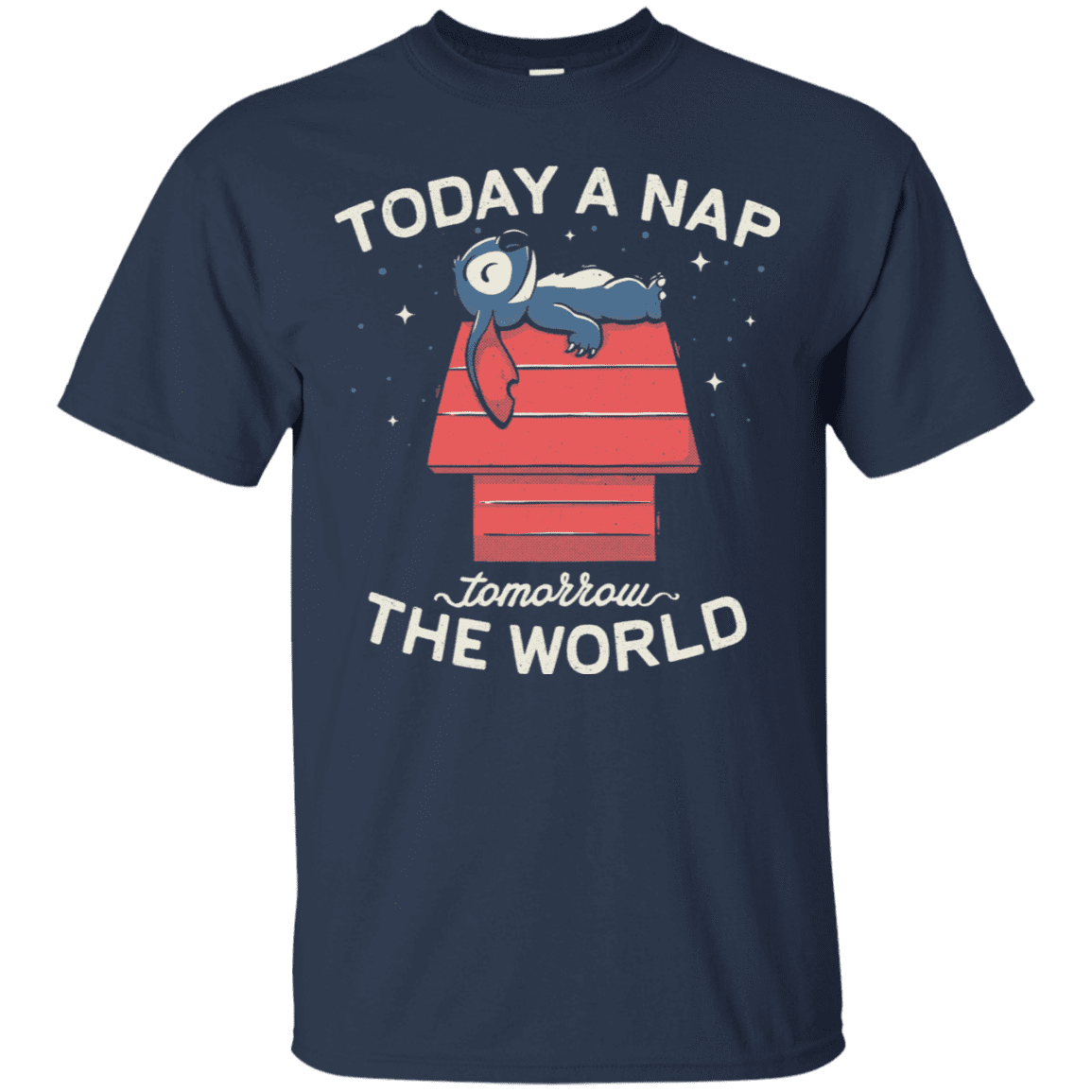 T-Shirts Navy / S Today a Nap Tomorrow the World T-Shirt