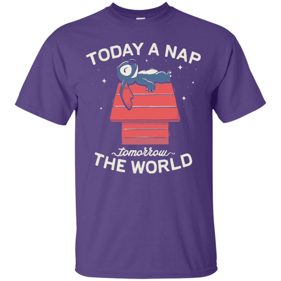 T-Shirts Purple / S Today a Nap Tomorrow the World T-Shirt