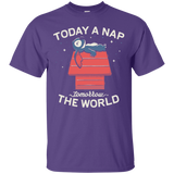 T-Shirts Purple / S Today a Nap Tomorrow the World T-Shirt