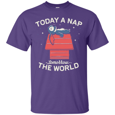 T-Shirts Purple / S Today a Nap Tomorrow the World T-Shirt