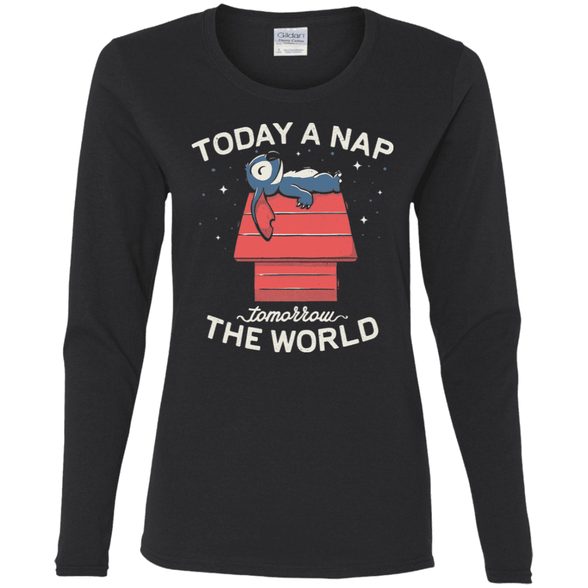 T-Shirts Black / S Today a Nap Tomorrow the World Women's Long Sleeve T-Shirt