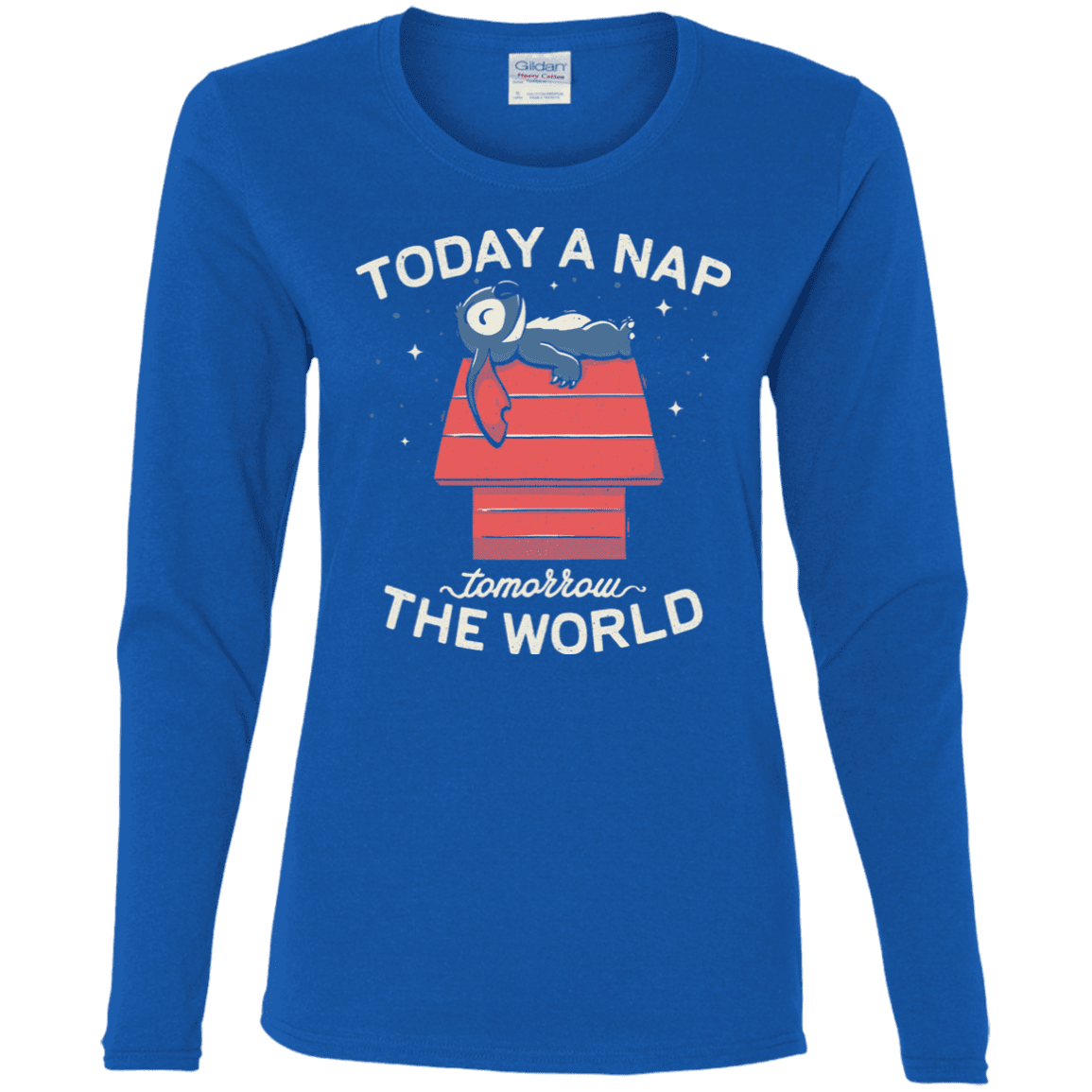 T-Shirts Royal / S Today a Nap Tomorrow the World Women's Long Sleeve T-Shirt