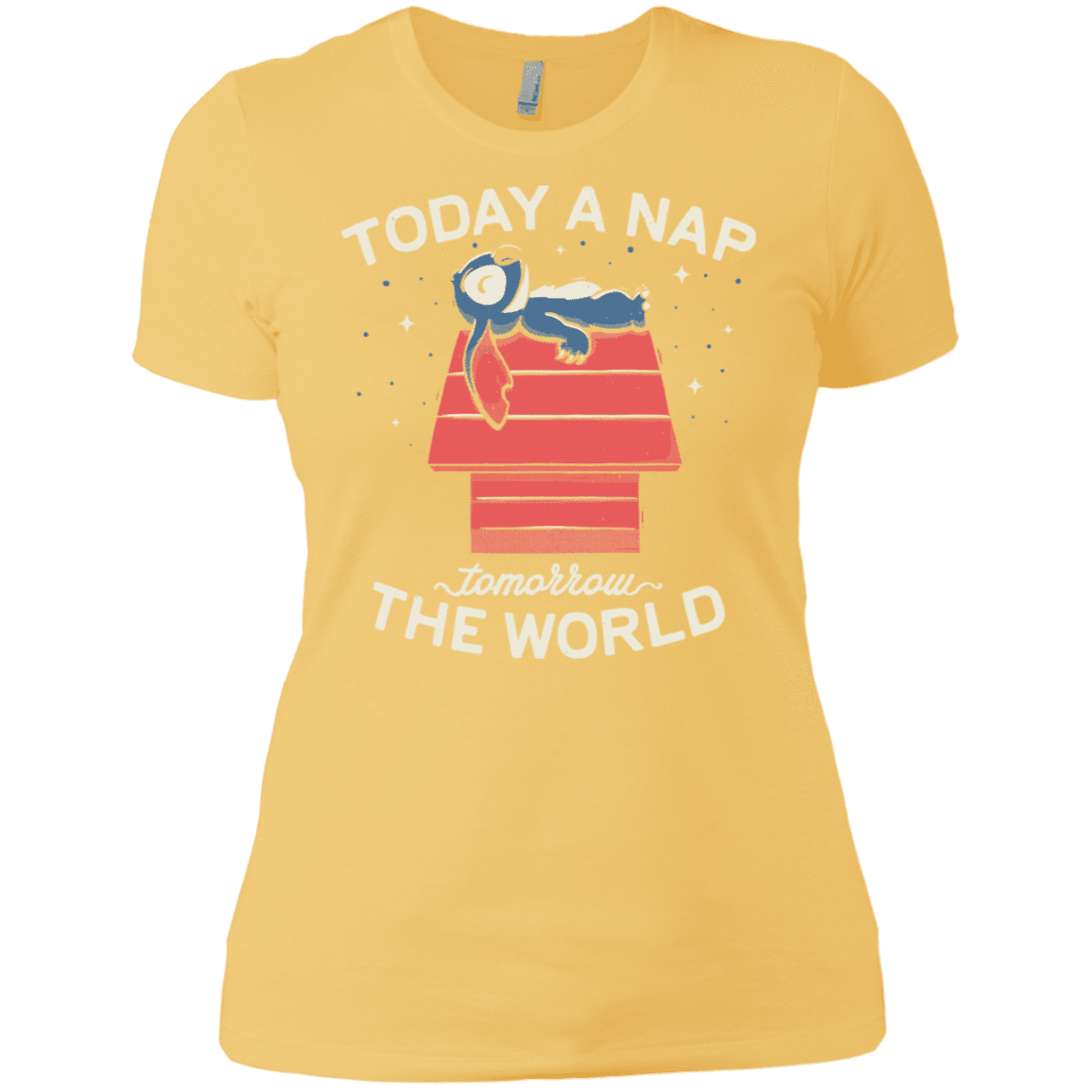 T-Shirts Banana Cream/ / X-Small Today a Nap Tomorrow the World Women's Premium T-Shirt