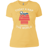 T-Shirts Banana Cream/ / X-Small Today a Nap Tomorrow the World Women's Premium T-Shirt